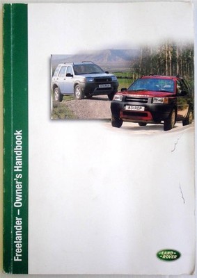 LAND ROVER FREELANDER Car Owners Handbook 2000 #LRL 0346 ENG
