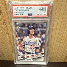2017 Topps Update Series Cody Bellinger US38 Rookie All-Star PSA 10 Dodgers
