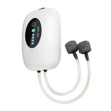 USB Rechargeable Oxygen Pump 2W Low Power 28kPa Air Stone Bubbler Fish Tank