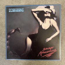 Scorpions Savage Amusement Lp Vinyl Record 1988 Album Vg+ Condition US Press