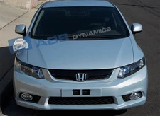 JDM ASIA Style Front Bumper +FOGLIGHT for 12-15 Honda Civic 4dr JDM OE STYLE PP