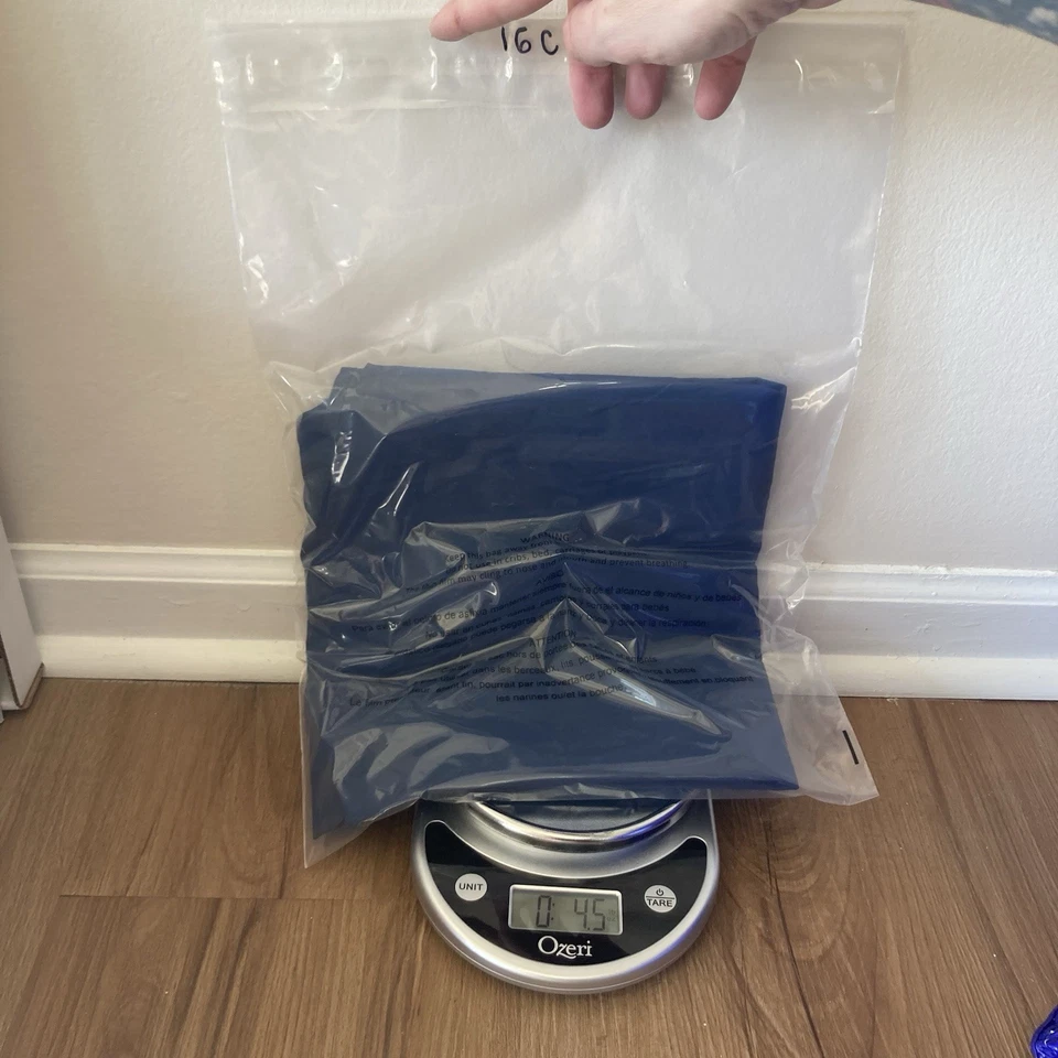 Vintage Basic Editions Blue Button Up Short Sleeve Shirt Mens Size Large Grunge - Image 4 of 4