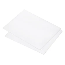 2 PCS 6x8x1/8-inch White UHMW Polyethylene Sheets Ultra High Molecular Weight