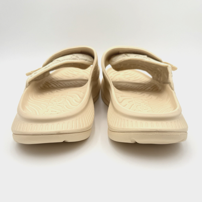 HOKA One One Ora Luxe Recovery Slide Sandals Men\'s Size 14 Shortbread / Eggnog HOKA One One Ora Luxe Recovery Slide Sandals Men main image 3