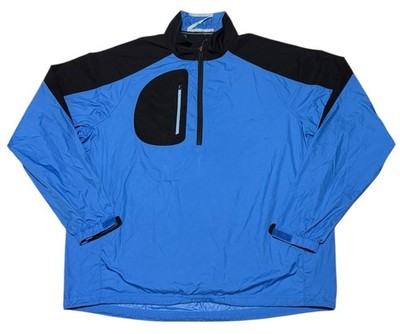 Zero Restriction Tour Series Blue Performance Jacket Mens Extra Large 1/4 Zip