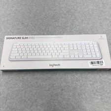 Logitech K950 Signature Slim Full-size Wireless Keyboard for Windows/Mac White