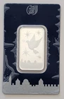 HOLY LAND MINT DOVE OF PEACE 1/2 OUNCE SILVER BAR IN ASSAY CARD SKU IL000013