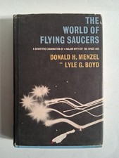 The World of Flying Saucers Hardcover w/ DJ 1963 UFO UAP
