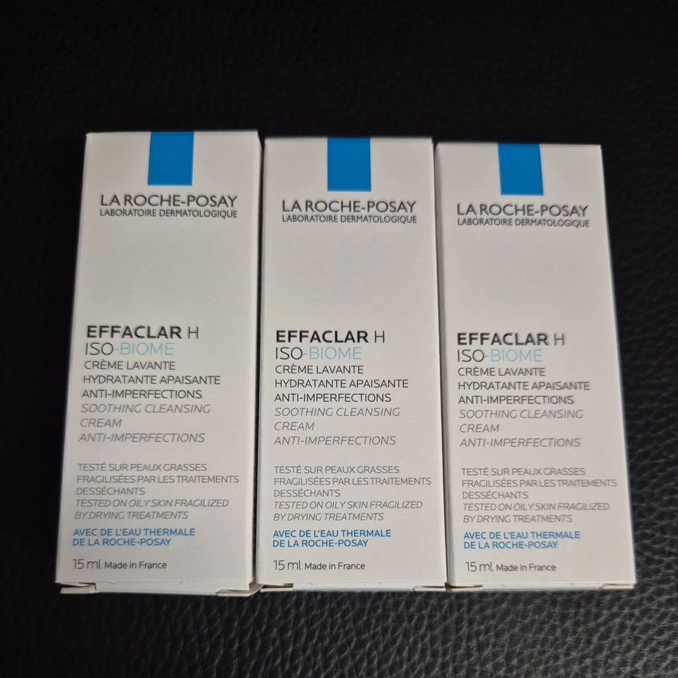 ROCHE POSAY Effaclar H Iso Biome Reinigungscreme  45ml Reisegröße...NEU ❤️ - Bild 1 von 4