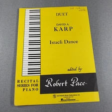 Israeli Dance 1973 Piano Duet David A. Karp Sheet Music