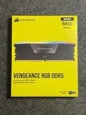 Corsair Vengeance RGB DDR5 64GB 6600MHz DRAM Kit (CMH64GX5M2B6600C32)