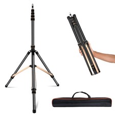 Extendable Photography Light Stand 8.5ft Aluminium Alloy Tripod Light Photogr...