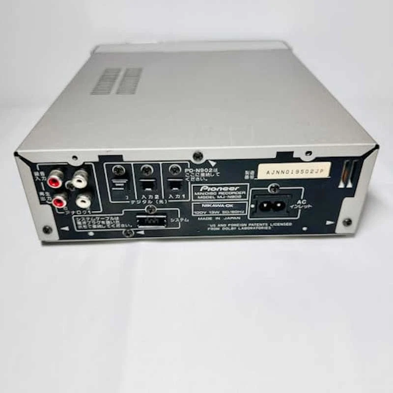 Used Pioneer MJ-N902 MiniDisc Recorder Player w/ Remote Control Tested & Working - Image 3 of 3