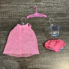 Vintage Sears Exclusive Barbie 1511 Fashion Boutique Pink Nighty & Panty Set