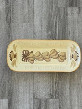 Vintage Los Angeles Potteries “French Bread” Ceramic Serving Tray