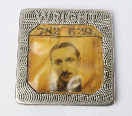 VINTAGE EARLY CURTISS WRIGHT WORKER EMPLOYEE BADGE PIN RARE VERY NICE!!!