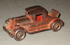 1920'S CAST IRON AUTOMOBILE W RUMBLE SEAT-ARCADE-A.C. WILLIAMS-ANTIQUE TOY-6"