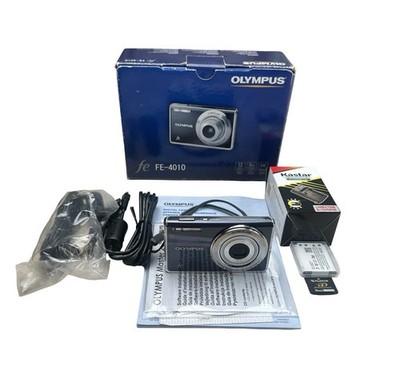 Olympus FE-4010 12MP Digital Camera 4x Wide Angle Optical Zoom W/Box READ