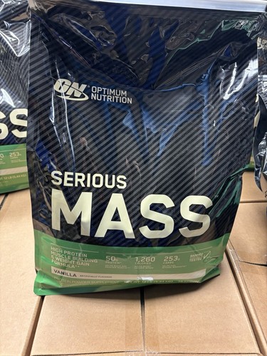 OPTIMUM NUTRITION SERIOUS MASS 12lb High Protein Muscle Building Weight Gain