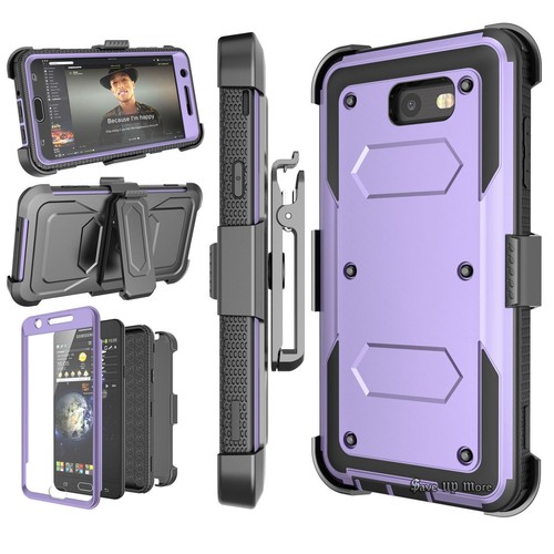 For Samsung Phone Shockproof Case With Belt Clip Kickstand + Screen Protector - 第 4/48 張圖片
