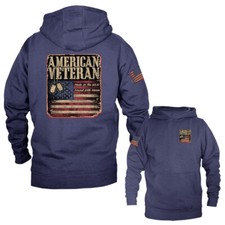 American Veteran US Army Military American Pride Graphic Pullover hoodie
