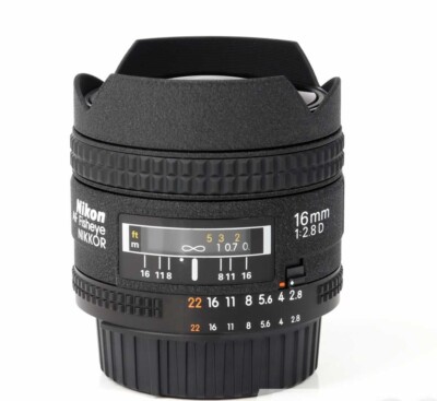 Nikon Nikkor 16mm f2.8 D AF Fisheye Objektiv