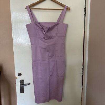 Tara Jarmon pink cotton dress size 42 UK