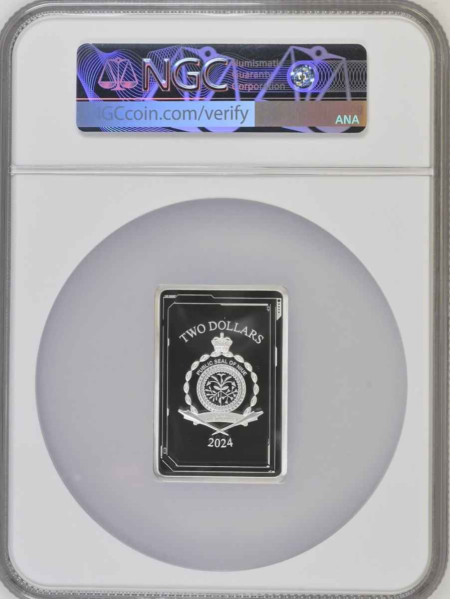 2024 Niue Hasbro G.I. Joe Snake Eyes 1oz Silver Color Proof Coin