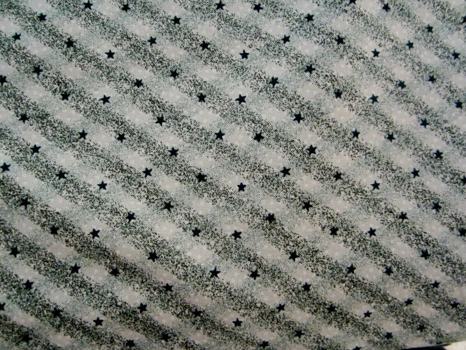 "Colonial Tradition" Fabric 3/4 yd By RJR Dark Green with Stars Quilting Cotton - Image 3 of 4