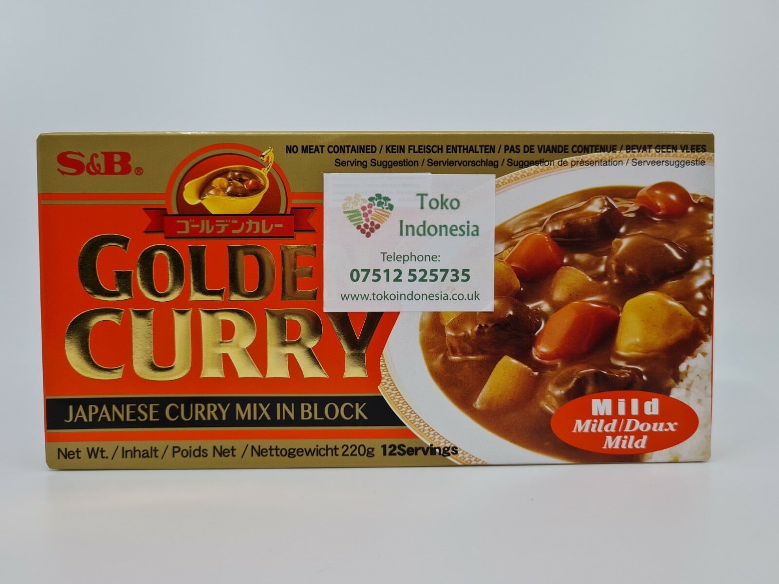 SALES ] S&B GOLDEN CURRY JAPANESE CURRY MIX ( 220GM )