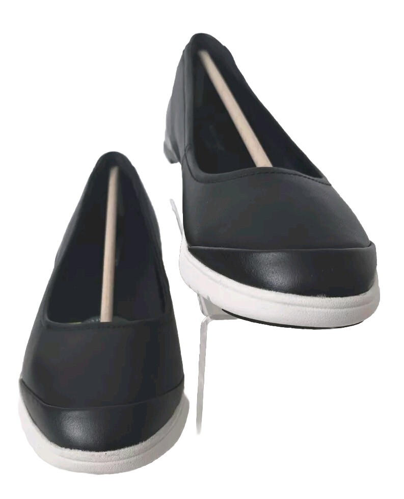ROCKPORT Womens Shoes Slip On Size Black Total Motion Sport Cap