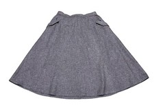 VTG Women  s Anne Klein Red Skirt Long Sz 10 60  s 70  s Full Skirt