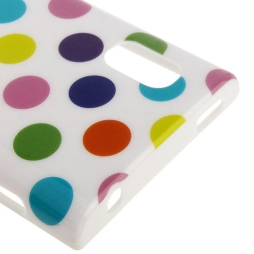 Schutzhülle Design Backcover Handy Hülle Punkte für LG Optimus L5 / E610 TOP - Bild 4 von 4