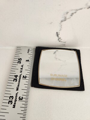 NEW CHANEL Sublimage Pocket Mirror Gold 2.5'' x 2.5'' Makeup Pouch