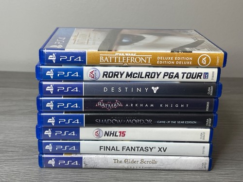 Lot of 8 Sony PlayStation 4 PS4 Game Bundle - Star Wars, Final Fantasy, & MORE