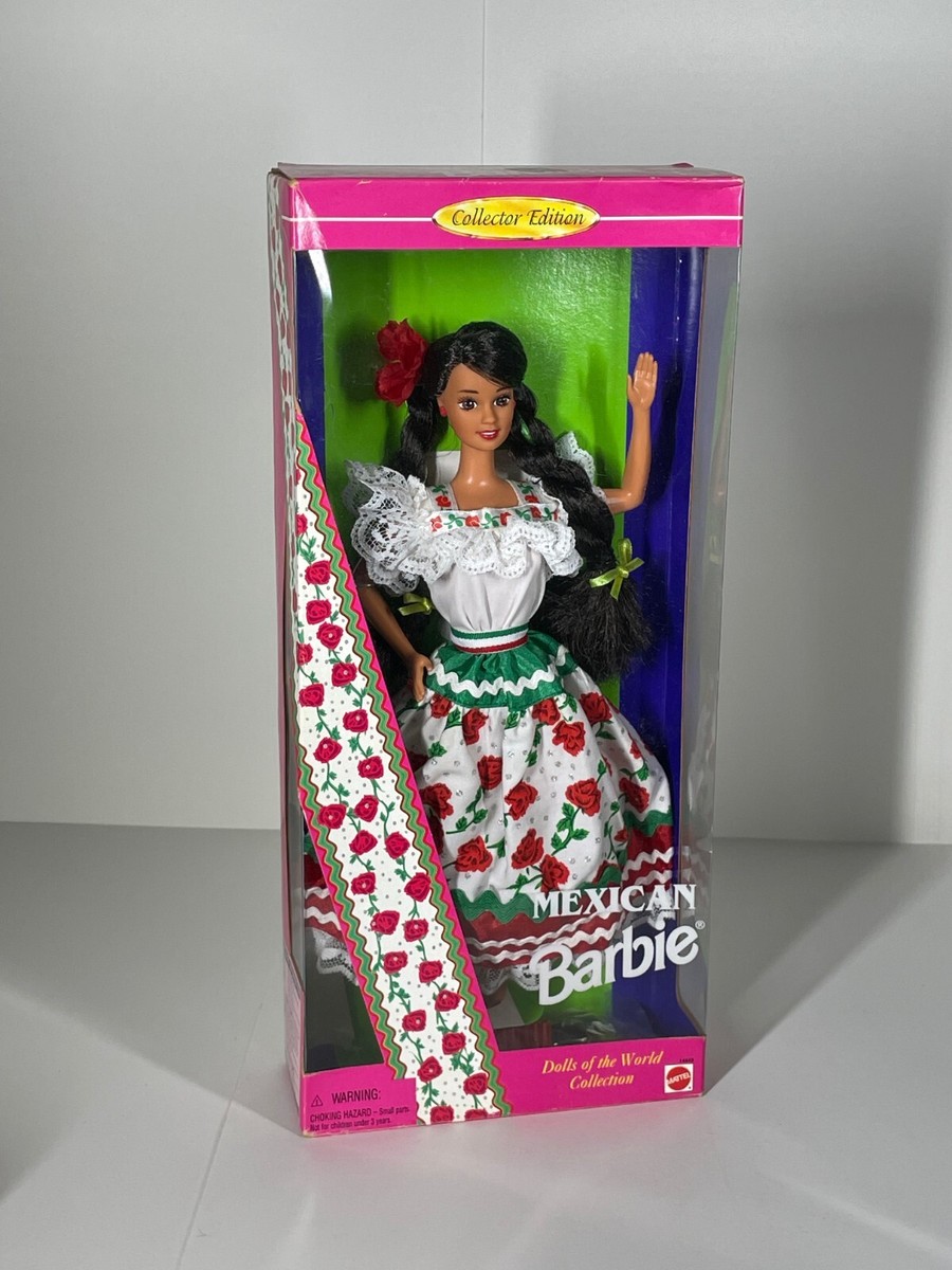 Poupée Barbie Mexicaine Rare - Mexique 1995 Mattel 14449 - Collection