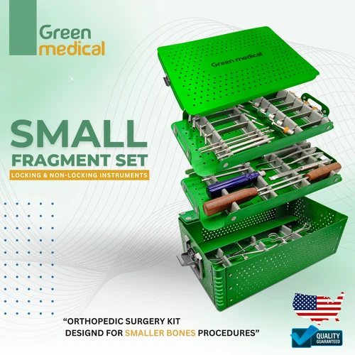 Small Fragment Set Locking And Non locking Complete Orthopedic Instruments Set - product listing photo