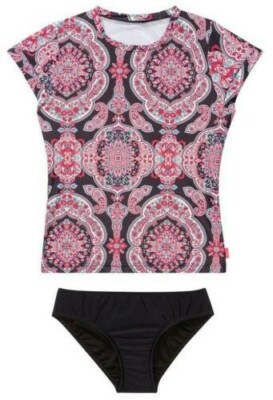 Ensemble De Surf Manches Longues Seafolly Kids Ananas Daze - Taille 14 Ans, Fille, 2 Pièces, Neuf Avec étiquettes