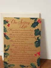 HAVE A BLESSED CHRISTMAS Trifold Christmas Greeting Card