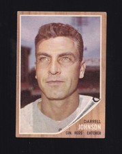 1962 Topps Darrell Johnson #16 Cincinnati Reds