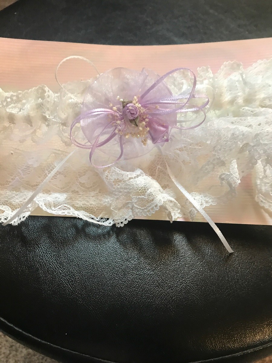 NEW WEDDING GARTER, FROM LOCAL WEDDING SHOP, NOW CLOSED