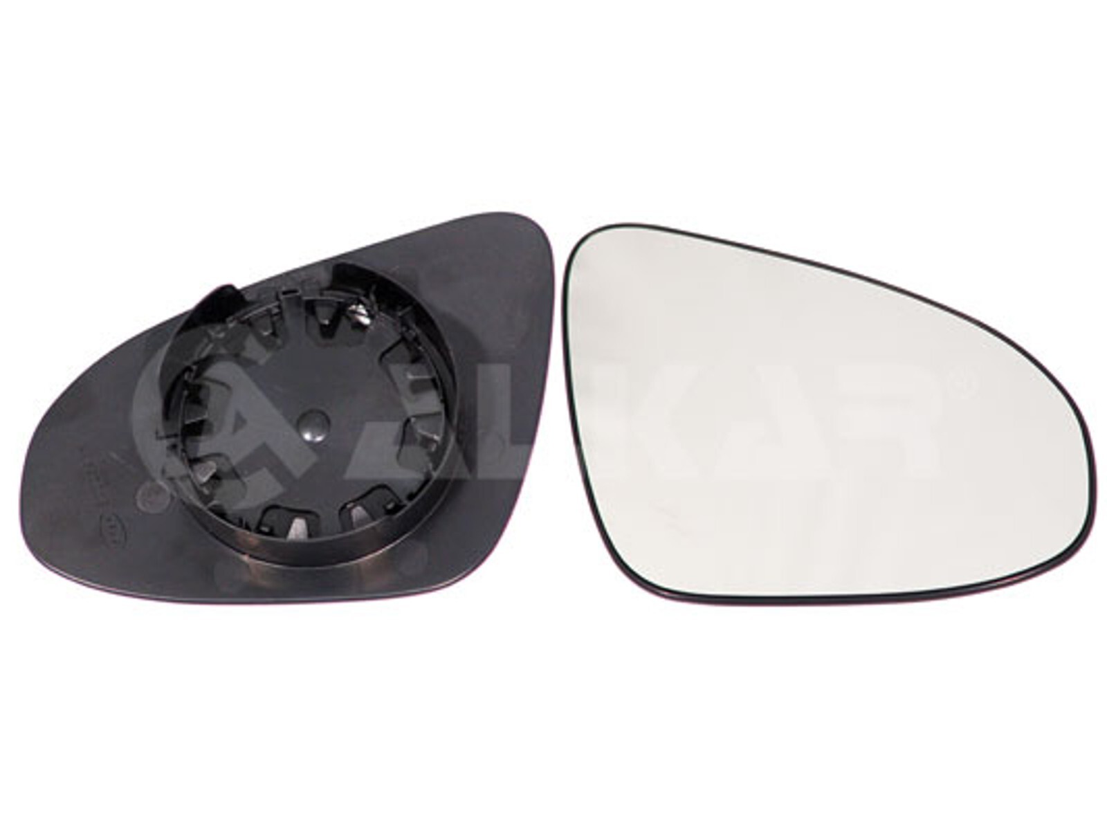 Insert miroir Toyota Yaris 05.12 pour remplacement rapide de glace de rétroviseur passager