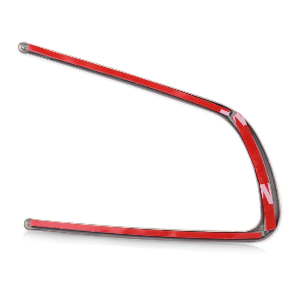 2x Car Steering Wheel Cover Molding Trim Strip Fit For Peugeot 508 2014-2016 Ky - Image 3 of 3