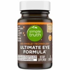 Simple Truth Ultimate Eye Formula Lutemax 2020 Lutein Bilberry Blueberry 30 Caps