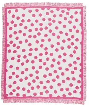 Acrylic Polka Dot Blankets & Throws
