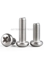 #6-32UNC Phillips Pan Head Machine Screws A2 Stainless Steel 