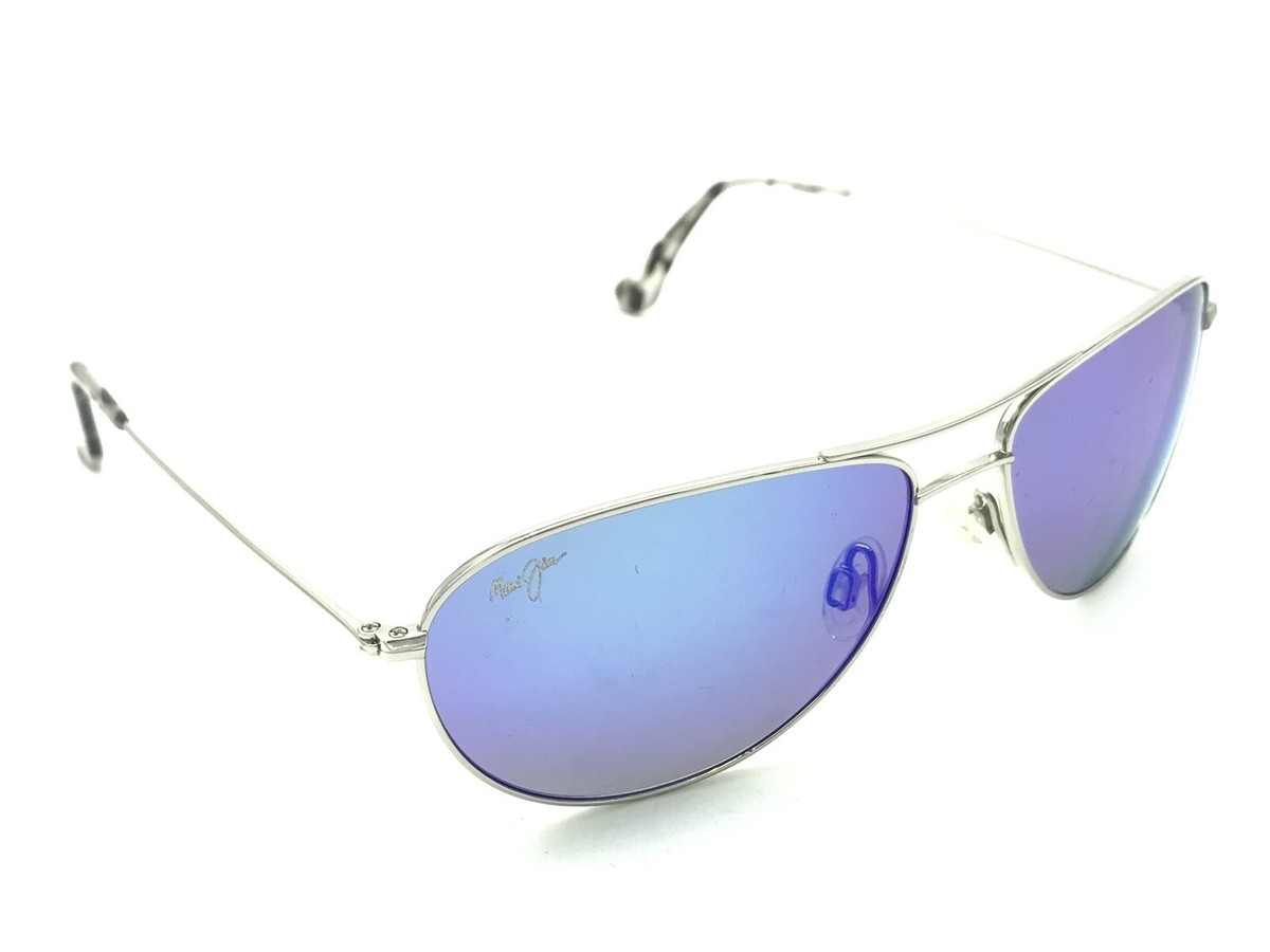 Maui Jim SEA HOUSE MJ 772-17 Polarized Aviator Sunglasses Blue