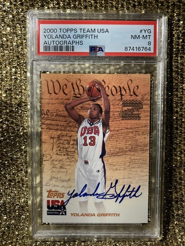 Yolanda Griffith 2000 Topps Team USA #YG WNBA  We The People Autograph Auto PSA
