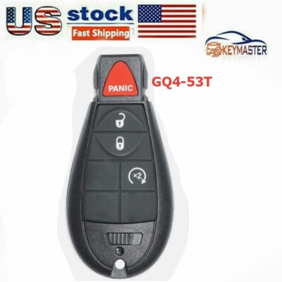 GQ4-53T Remote Key Fob for RAM 1500 2500 3500 2013-2020 4B 433MHz PCF7961A Chip