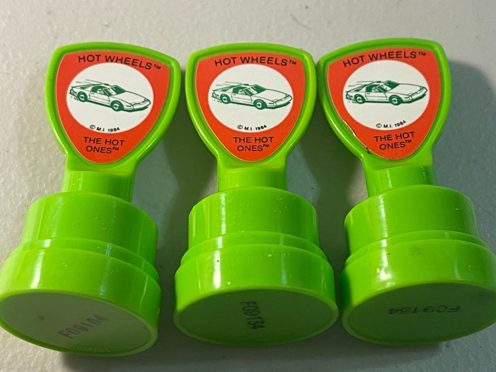 Lot of 3  Vintage 1984 Hot Wheels Ink Stampers Tested and Working